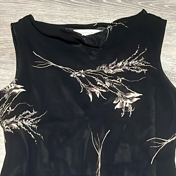 Vintage Jones NY Midi Black Dress - Picture 3 of 16